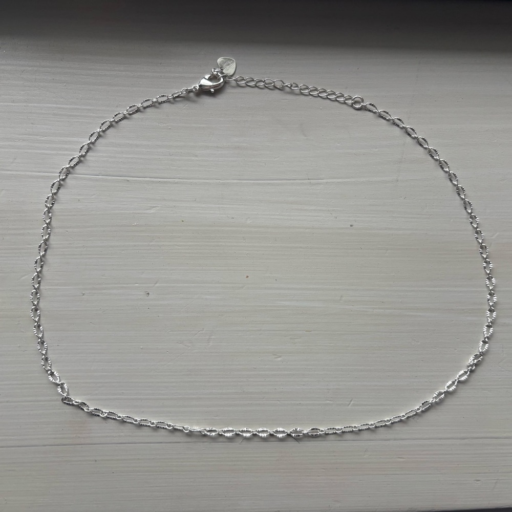 Evry Jewels Elegant Silver Chain Necklace